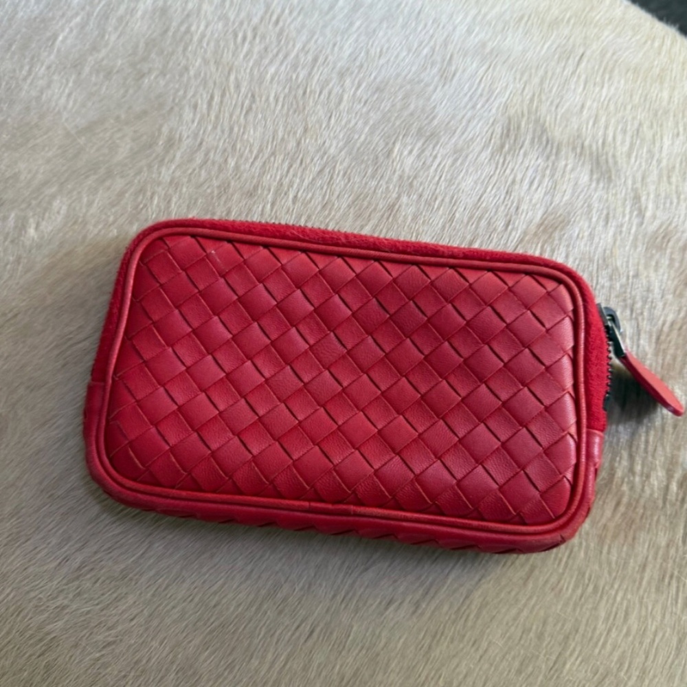 Bottega Vaneta Zip Pouch Wallet Make Up Bag